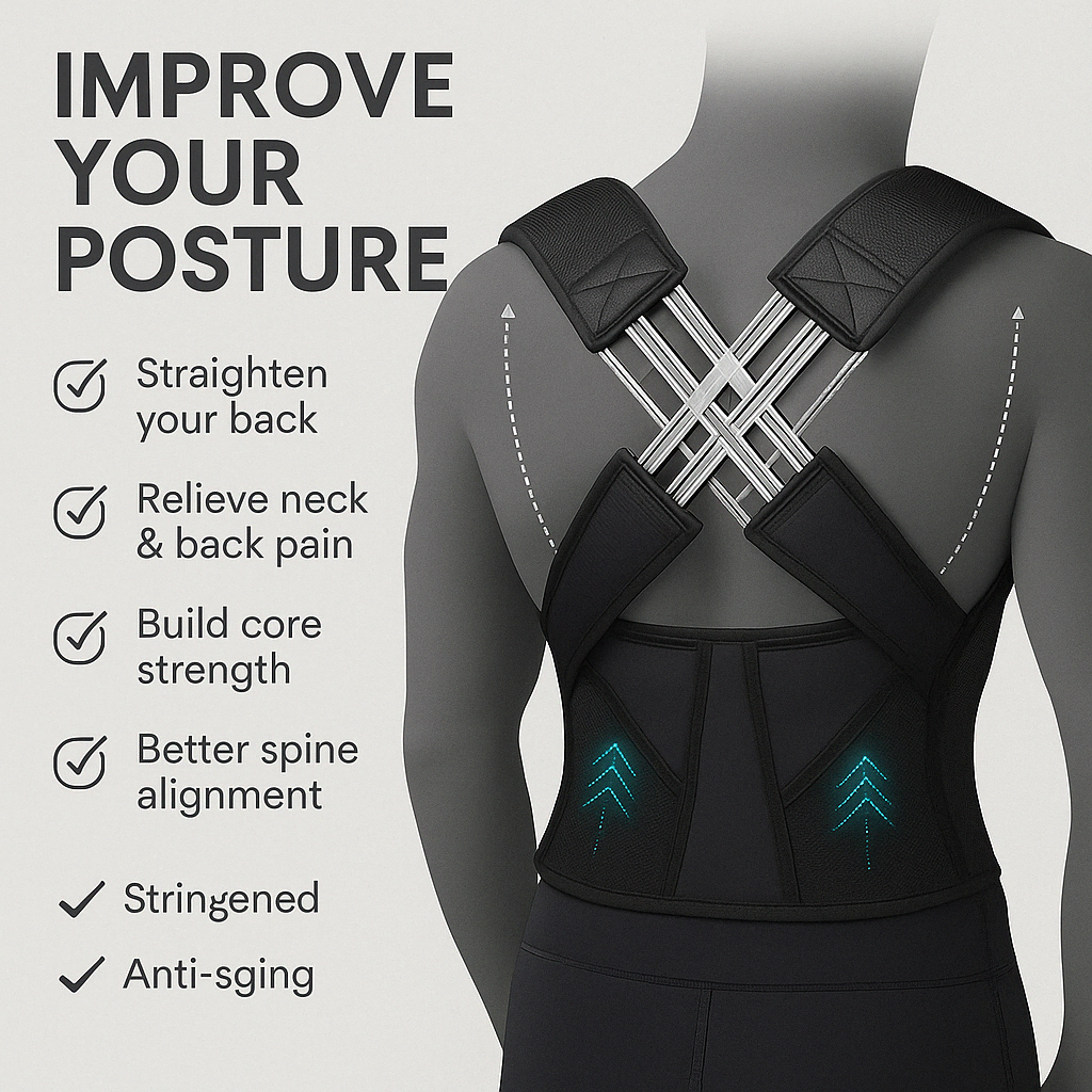 AL MAALIK GLOBAL™-Posture Corrector Brace for Men and Women